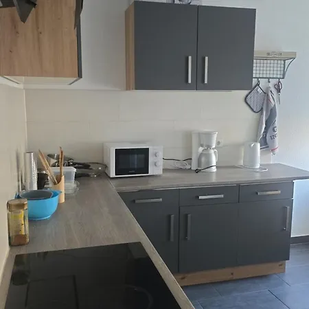 Schoene Vollausgestattete Monteurs- Gaestewohnung Naehe Raffinerie Leuna Und Geiseltalsee 0305 Apartman